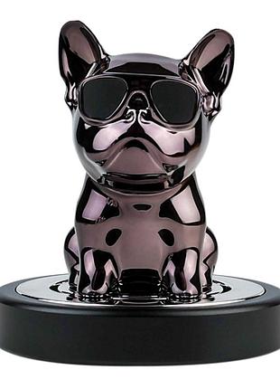 Освежитель воздуха в машину diamond french bulldog — аромат ocean breeze black