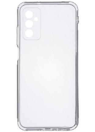 Чохол tpu transparent 1.5 мм із захистом камери для samsung galaxy a04s, прозорий захисний кейс безбарвний