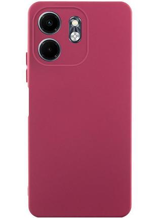 Чехол tpu getman liquid silk full camera для infinix smart 9 4g / hot 50i бордовый / marsala