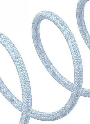 Кабель baseus gem fast charging data cable type-c to type-c 2м для швидкого заряджання та передачі даних 20v/5a blue 6