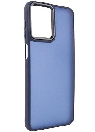 Чехол tpu+pc lyon frosted для motorola moto e13 navy blue