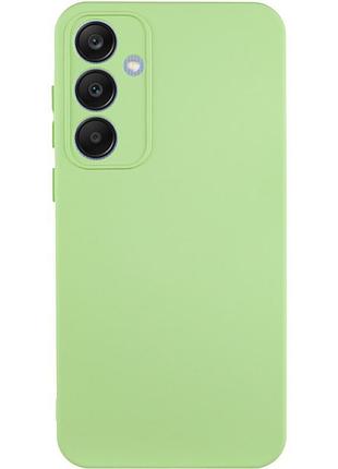 Чехол tpu getman liquid silk full camera для samsung galaxy s23 fe зеленый / pistachio