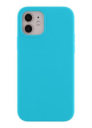 Чохол soft silicone case full size для iphone 11 силіконова панель-накладка для телефону iphone 11 blue