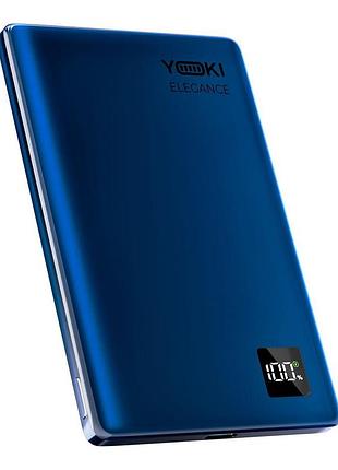 Умб power bank yoki yk-mpe515 elegance 5000 mah pd/qc3 20w технология qi2/15w комплектуется коротким кабелем