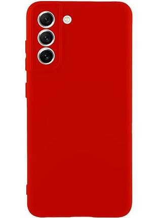 Чохол tpu getman liquid silk full camera для samsung galaxy s22+ червоний / red