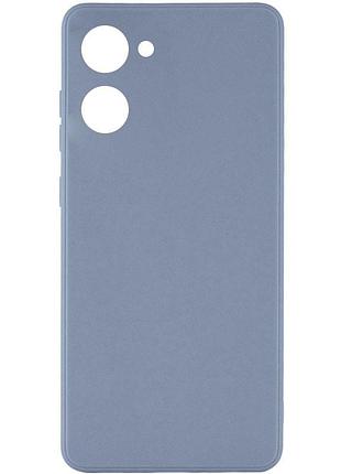 Ультратонка силіконова матова накладка candy full camera для realme c55 smoky grey