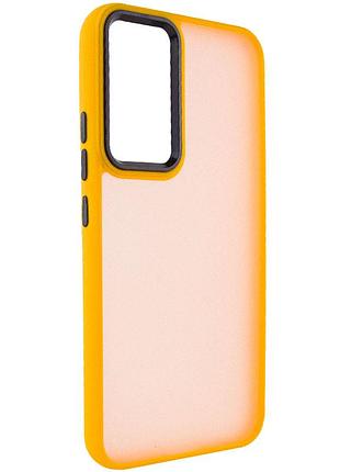 Чехол tpu+pc lyon frosted для xiaomi redmi note 12 5g orange