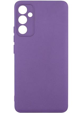 Чехол tpu getman liquid silk full camera для samsung galaxy a55 фиолетовый / amethyst