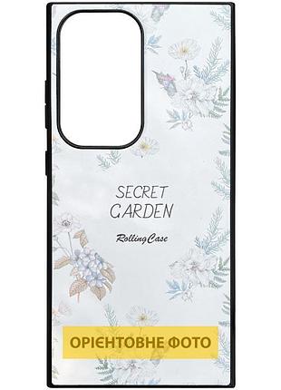 Tpu+pc чехол soft secret garden для xiaomi redmi note 14 pro 5g white