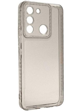 Чехол tpu starfall clear для xiaomi poco x5 5g / redmi note 12 5g серый