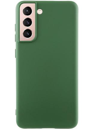 Чехол silicone cover ummi lakshmi (aa) для samsung galaxy s21 зеленый / dark green
