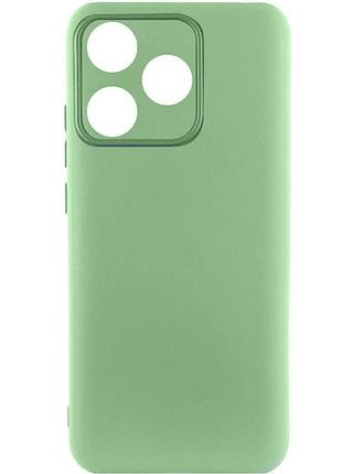 Чехол silicone cover lakshmi full camera (aaa) для tecno spark 10 мятный / mint