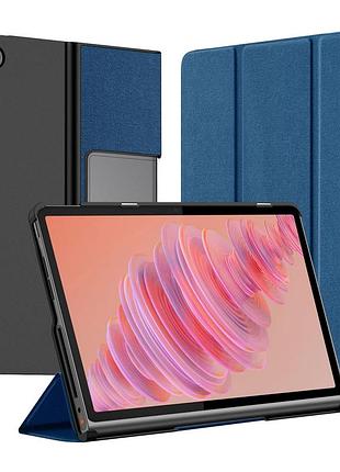 Чохол-книжка dux ducis domo сумісний із lenovo tab plus 11.5 дюйма blue