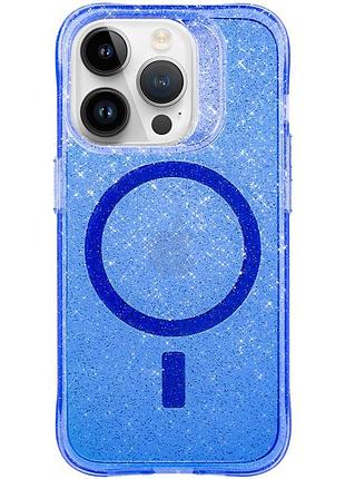Чохол tpu radiance with magsafe для apple iphone 15 pro (6.1") blue