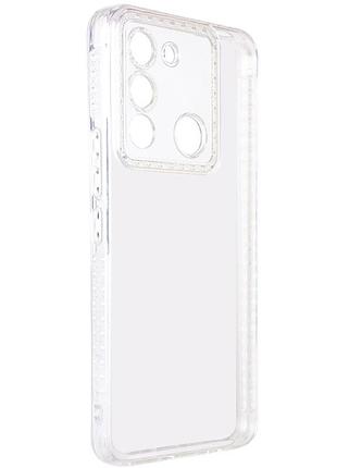 Чехол tpu starfall clear для tecno pop 5 lte прозрачный