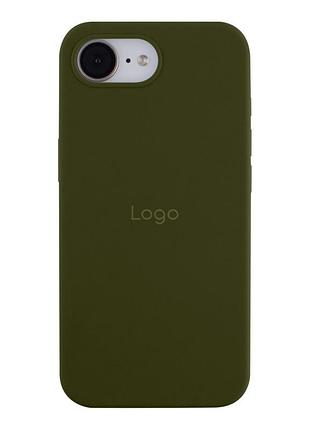 Чехол silicone case full size (aa) для iphone 16e army green