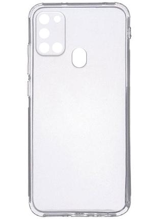 Tpu чохол epic transparent 1,5mm full camera для samsung galaxy a21s безбарвний (прозорий)