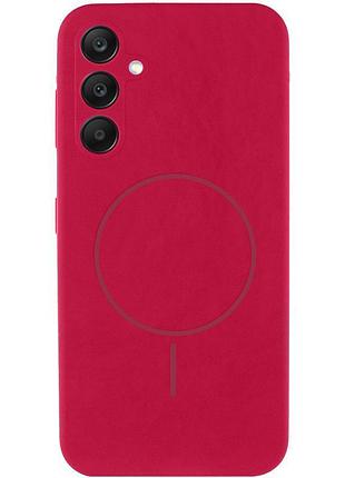 Чехол silicone cover lakshmi full camera (aa) with magfit для samsung galaxy s25 красный / rose red