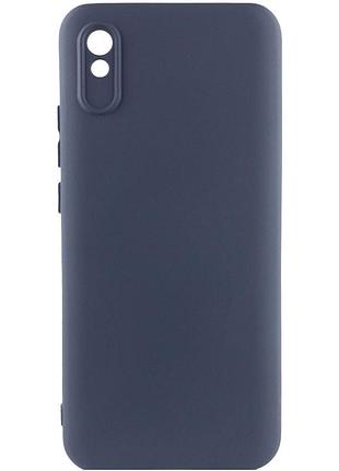 Чохол silicone cover lakshmi full camera (aaa) для xiaomi redmi 9a темно-синій / midnight blue