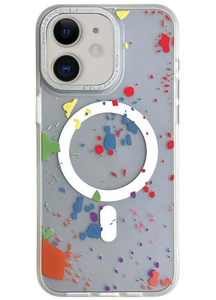 Чохол tpu+pc flush with magsafe для apple iphone 11 (6.1") white