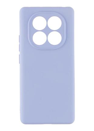 Чехол silicone cover с рамкой камеры (a) для xiaomi redmi note 14 pro 4g lilac