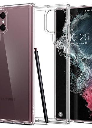 Чехол sgp ultra hybrid для samsung galaxy s24 ultra прозрачный