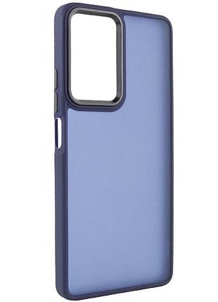 Чохол tpu+pc lyon frosted для realme c55 navy blue