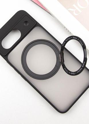 Чохол tpu timeshield with magsafe для google pixel 8a black 3