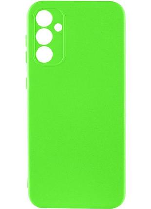 Чехол tpu getman liquid silk full camera для samsung galaxy a55 салатовый / neon green