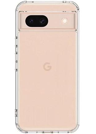 Tpu чохол epic transparent 1,5mm full camera для google pixel 8a безбарвний (прозорий)