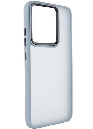 Чохол tpu+pc lyon frosted для tecno spark 8c sierra blue