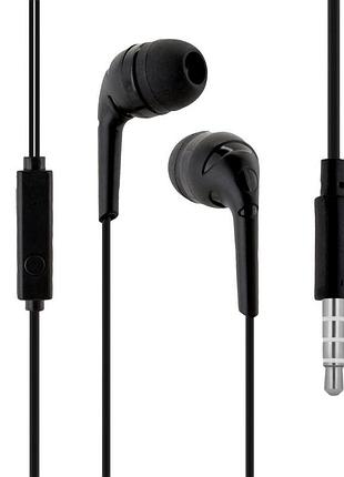 Проводные наушники вакумные с микрофоном hoco 3.5mm m40 1.2 m black