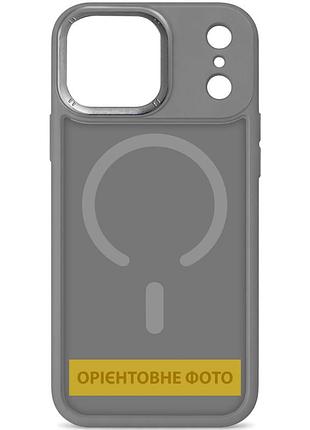 Чехол ummi ultimate с magsafe для iphone 16 pro max для телефона магнитная зарядка айфон 16 про макс gray