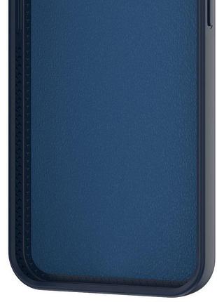 Чехол silicone case full protective with ring для apple iphone 16 (6.1") dark blue 2