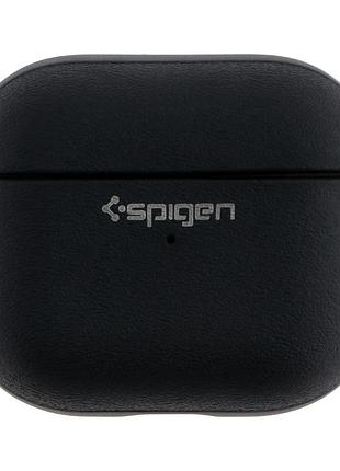 Футляр spigen leather armor з нейлоновим шнурком для airpods 3 black