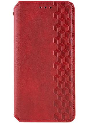 Кожаный чехол-книжка getman cubic (pu) для xiaomi redmi a5 (europe version) красный