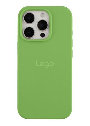 Чохол silicone case full size (aa) new box для iphone 16 pro max mint