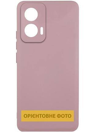 Чохол silicone cover lakshmi full camera (aaa) для motorola moto g35 рожевий / pink sand