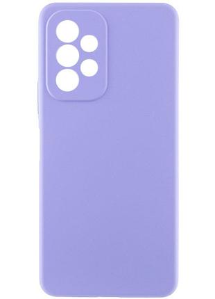 Чехол silicone cover lakshmi full camera (aaa) для samsung galaxy a23 4g сиреневый / dasheen