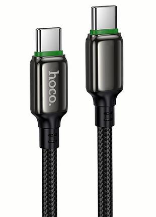 Дата кабель hoco x127 exceed type-c to type-c 60w (1m) black