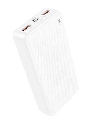 Универсальная мобильная батарея borofone bj56a graceful 20000 mah white (35177_3345245)