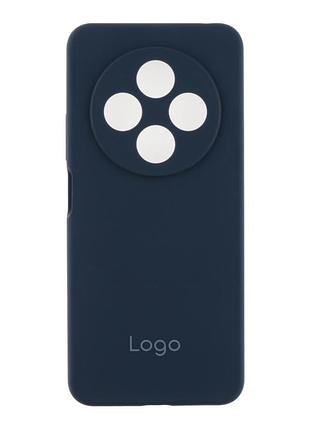 Чохол-накладка liquid silicone (aa) із захистом на камеру для xiaomi redmi 14c/poco c75 dark blue redmi 14c