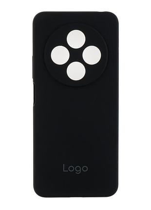 Чехол-накладка liquid silicone (aa) с защитой на камеру для xiaomi redmi 14c/poco c75 black redmi 14c