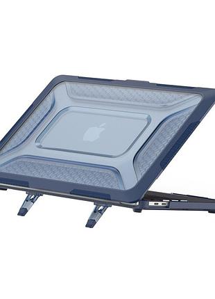 Противоударный чехол для ноутбука tpu+pc hex shield 2024/2023/2021 для apple macbook pro 14 модель