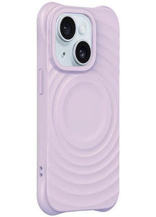 Чохол-накладка tpu orbit об'ємний 3d дизайн із magsafe для apple iphone 15 dasheen