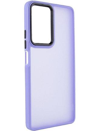 Чехол-накладка lyon frosted tpu,pc для xiaomi redmi 15 (eu) ударопрочный матовый кейс purple