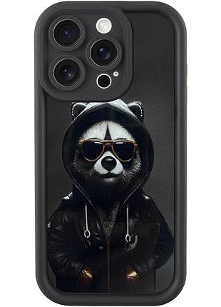 Силиконовый кейс tpu prestige с принтом для apple iphone 16 pro panda