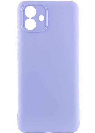 Чехол silicone cover lakshmi full camera (aa) для samsung galaxy a04e сиреневый / dasheen