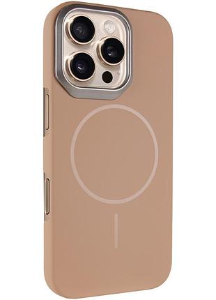 Чохол pc dream with magsafe для apple iphone 16 pro (6.3") biege