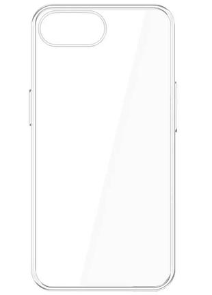 Чохол tpu 1.5 мм ultra slim для apple iphone 16e, прозорий (transparent)